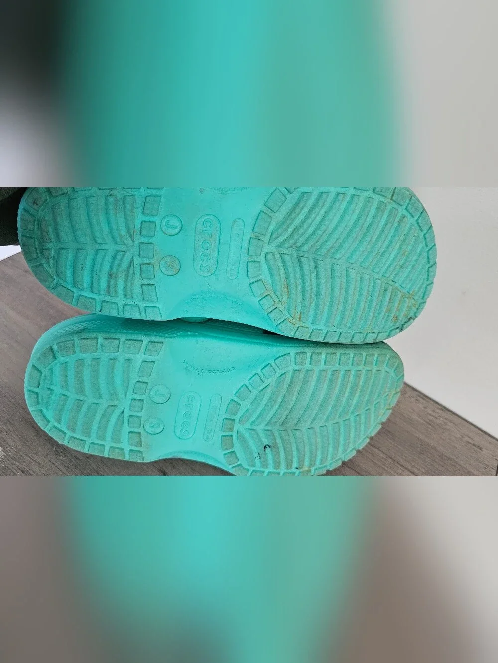 Crocs Kids Teal Green Slip-On Clog Shoes with Pokémon Charms Boy J 3